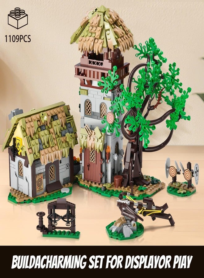 BNG Medieval Town Castle Building Set for Aduts,Knights Training Ground Building Blocks Toy,Medieval Build and Display Model for Home Decor,Idea Gifts for Teen Kids Boys 8+(1109PCS) - Image 5
